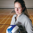 Harleigh Leach Chwastyk is Swarthmore College's women's volleyball coach.