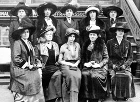  A National Women’s Party meeting with Alice Paul, center. Courtesy of the National Woman’s Party Collection, The Sewall-Belmont House and Museum.