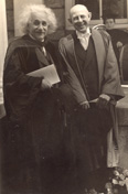 Albert Einstein and President Frank Aydelotte in 1938